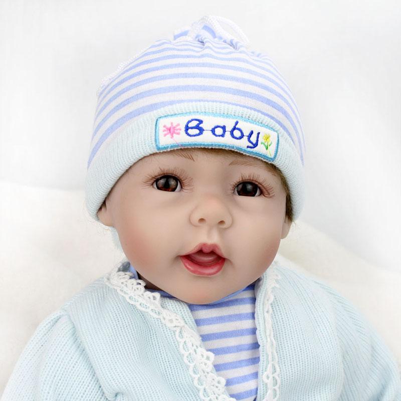 Simulated human baby silicone doll model doll cotton body