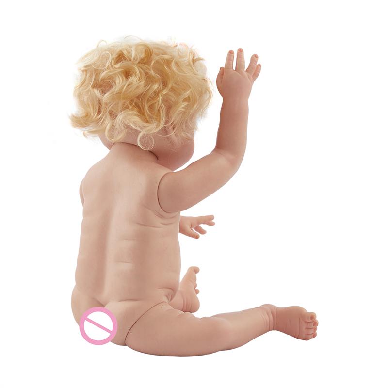 18inch 45cm Lifelike Reborn Baby Dolls Girl Silicone Vinyl Newborn High Quality Painting Baby Dolls