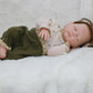 18inch 45cm Already Painted Platinum Soild Silicone Reborn Doll Cute Sleeping Baby 3D Painting with Visible Veins