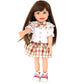 18 inch 45 cm American Doll Full Silicone Vinyl Bebe Reborn Girl Cute Reborn Toys For Holiday Gifts