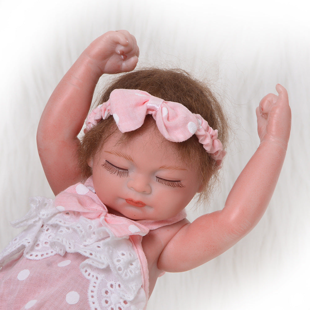 9 inch 20 cm Silicone Tiny Baby Silicone Baby Dolls Make Your Own Silicone Realistic Twins Tiny Reborn Baby Doll Newborn