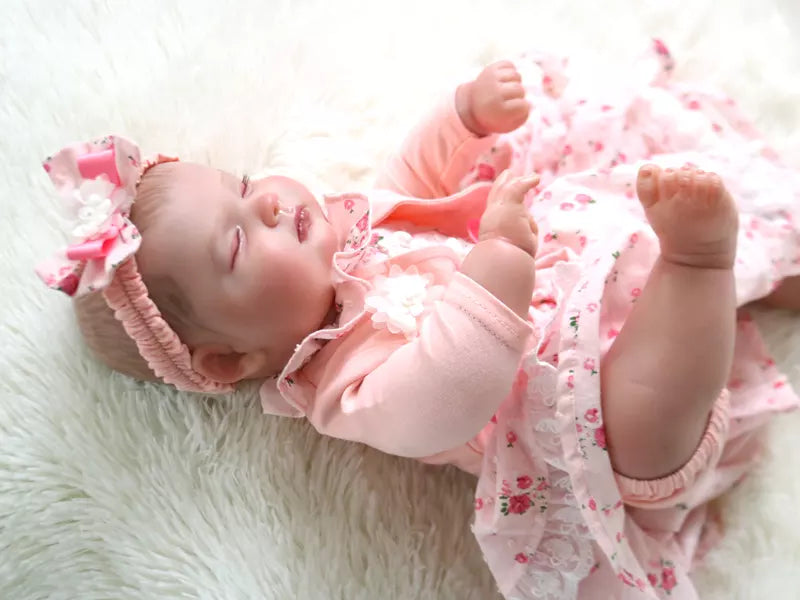 18 inch 45CM cloth body Joseph Reborn Cute Fat Baby Doll Top Quality Hand-made 3D Look Visible Veins Reborn Doll