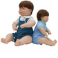 60/45CM cloth body Reborn Baby Popular Sleeping Newborn Baby Boy High Quality Handmade Doll