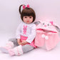 18 inch 45 cm Bebe Reborn Lifelike Doll Baby Newborn Wholesale Toys Cloth Body Lifelike Baby Dolls Children Toy Dolls