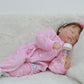 22inch 55cm Soft Weighted Body Cute Lifelike Handmade Silicone Doll Realistic Reborn Girl Doll