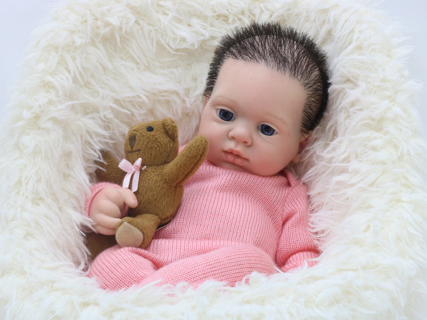 16 Inch high quality 100% platinum silicone reborn doll With Veins visible Birthday Present