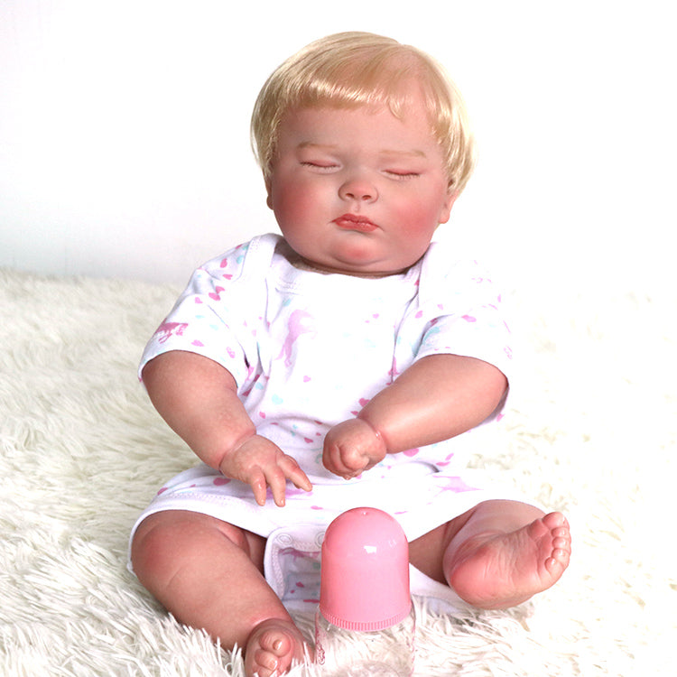 18 inch 45 cm Lovely Joseph Handmade Lifelike Newborn Bebe Reborn Doll Advanced Hand Painting Amazon Reborn Dolls