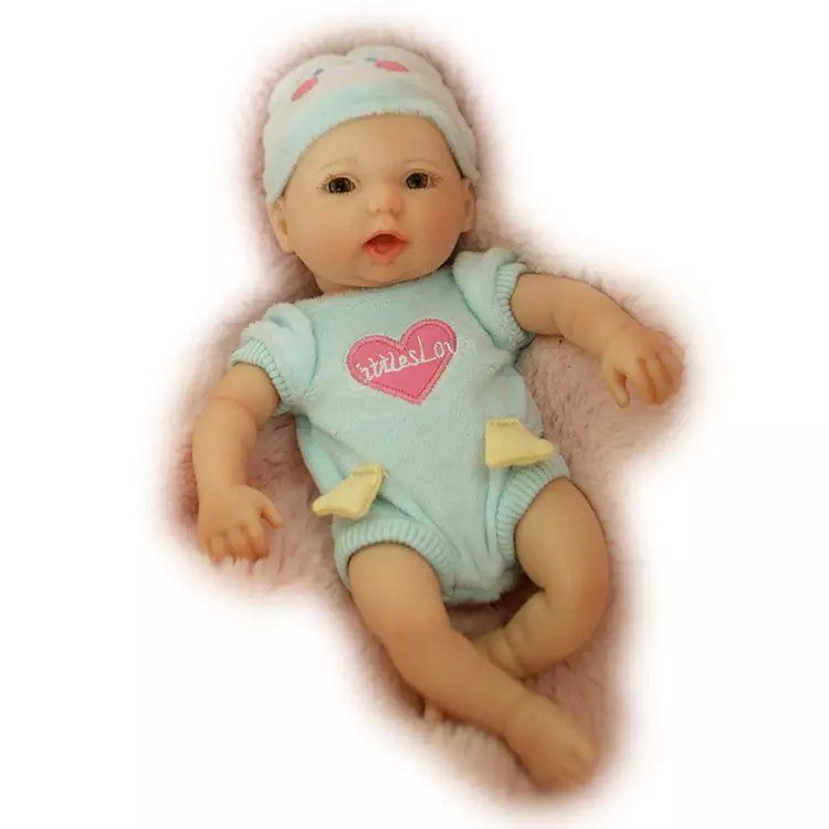 9 inch 23cm solid silicone reborn baby doll  XC002-3