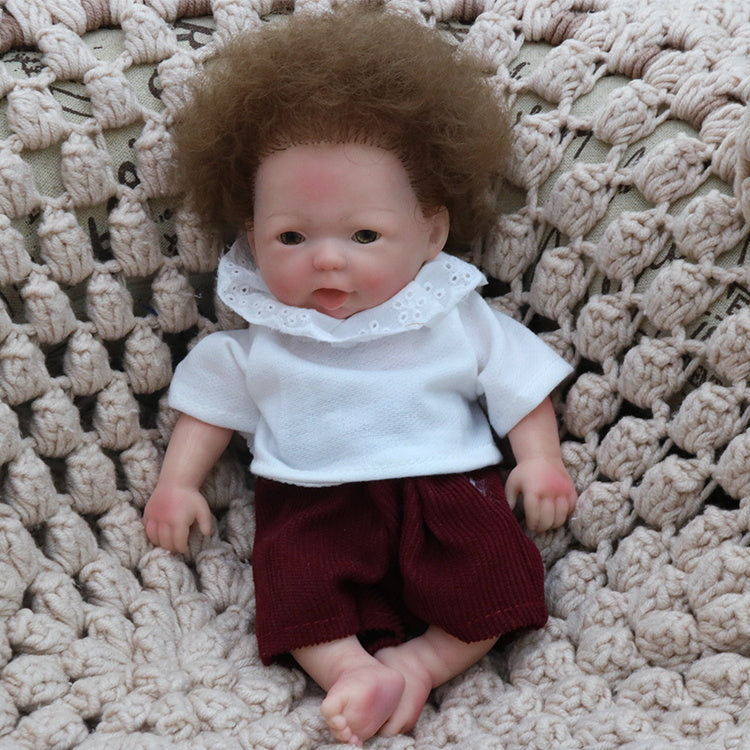 9 inch 23cm solid silicone reborn baby doll XC002-5-2