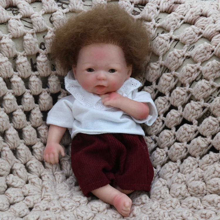 9 inch 23cm solid silicone reborn baby doll XC002-5-2