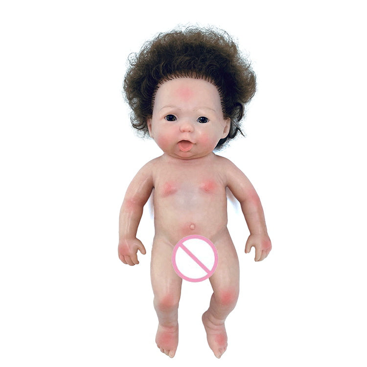 9 inch 23cm solid silicone reborn baby doll  XC002-6