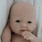 9 inch 23cm solid silicone reborn baby doll XC002 (modified)