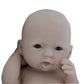 9 inch 23cm solid silicone reborn baby doll XC002 (modified)