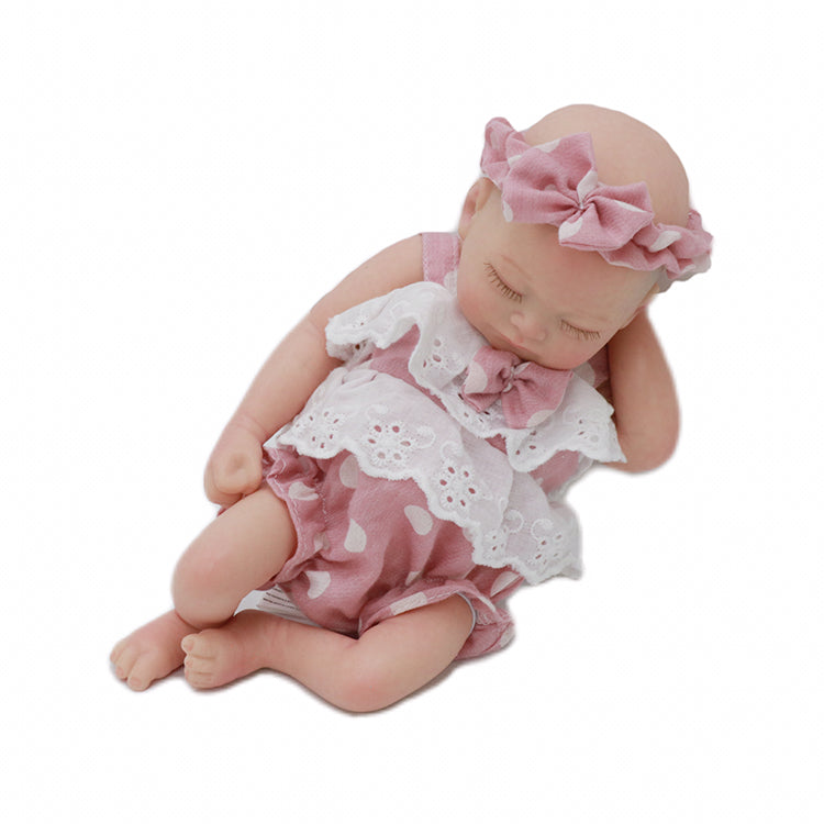 11inch 28CM Silicone Mini Reborn Doll Baby Doll Newborn Baby