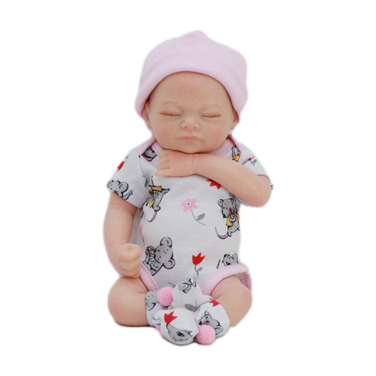 11inch 28CM Silicone Mini Reborn Doll Baby Doll Newborn Baby Photography  XC050-3