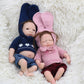11inch 28CM Silicone Mini Reborn Doll Baby Doll Newborn Baby Photography  XC050-51-1