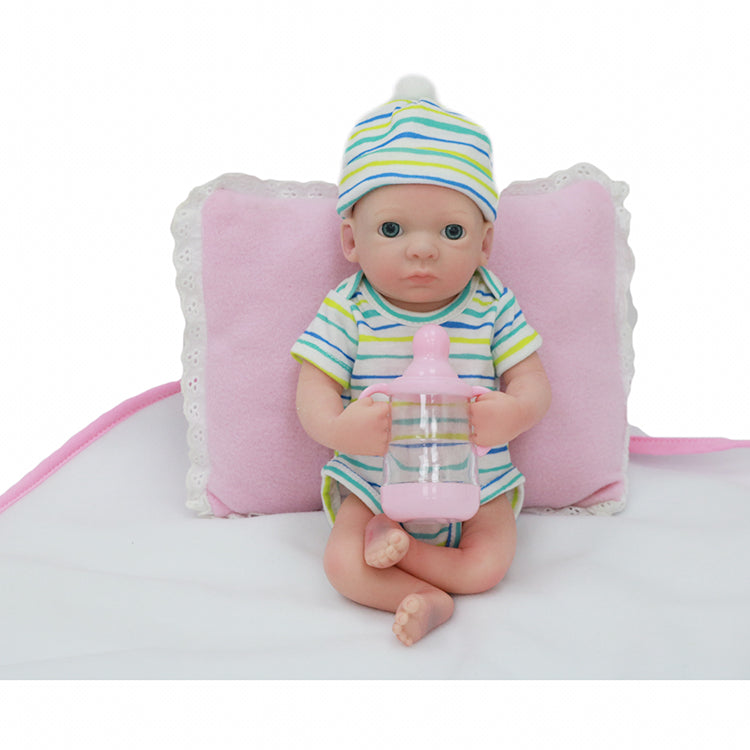 11inch 28CM Silicone Mini Reborn Doll Baby Doll Newborn Baby Photography  XC051-4