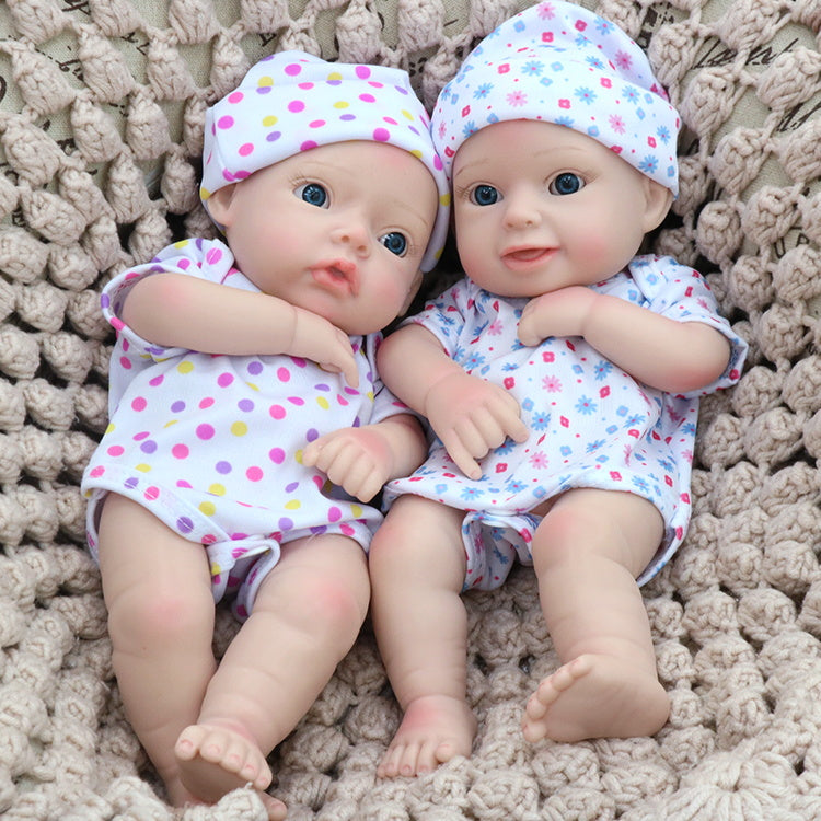 11inch 28CM Silicone Mini Reborn Doll Baby Doll Newborn Baby Photography  XC052-53