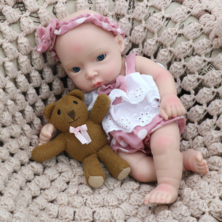 11inch 28CM Silicone Mini Reborn Doll Baby Doll Newborn Baby Photography  XC053