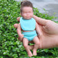 6inch 15cm 100% full solid silicone reborn baby doll  XC068-1