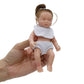 6inch 15cm 100% full solid silicone reborn baby doll  XC071-1