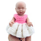 6inch 15cm 100% full solid silicone reborn baby doll  XC071