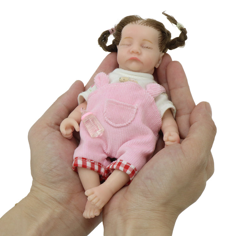 6inch 15cm 100% full solid silicone reborn baby doll  XC073-1-1