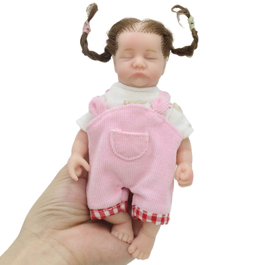 6inch 15cm 100% full solid silicone reborn baby doll  XC073-1-1