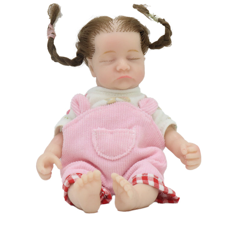 6inch 15cm 100% full solid silicone reborn baby doll  XC073-1-1