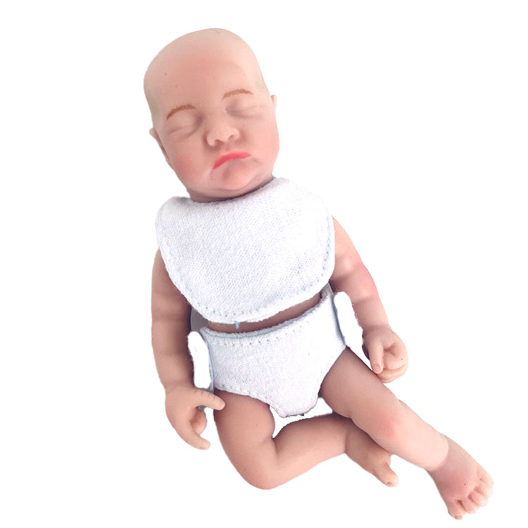 6inch 15cm 100% full solid silicone reborn baby doll  XC073-2