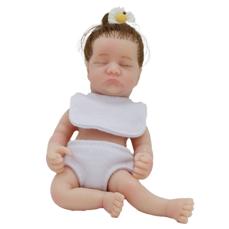 6inch 15cm 100% full solid silicone reborn baby doll  XC073