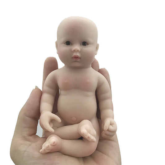 6inch 15cm 100% full solid silicone reborn baby doll  XC078-1
