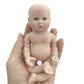 6inch 15cm 100% full solid silicone reborn baby doll  XC078-1