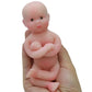 6inch 15cm 100% full solid silicone reborn baby doll  XC078-3