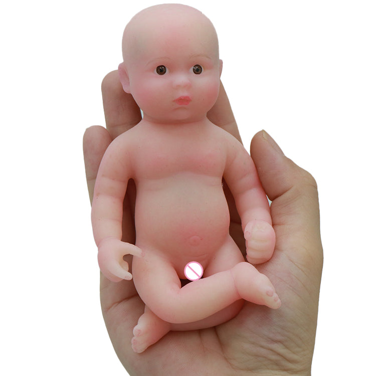 6inch 15cm 100% full solid silicone reborn baby doll  XC078-3