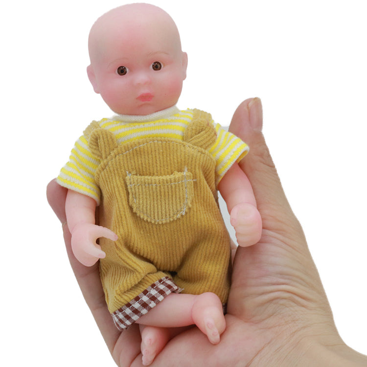 6inch 15cm 100% full solid silicone reborn baby doll  XC078-4