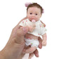 6inch 15cm 100% full solid silicone reborn baby doll  XC078-8