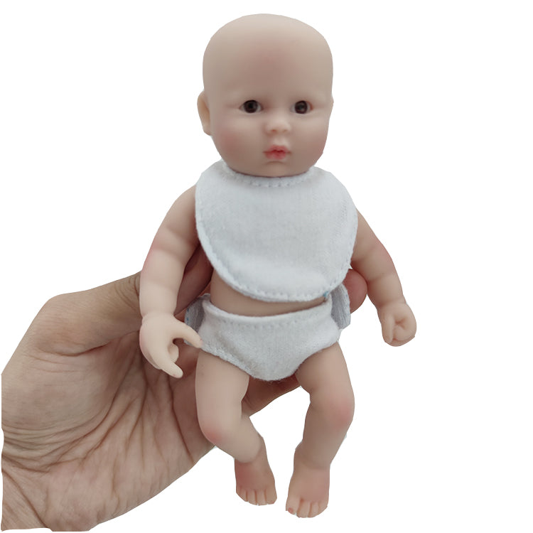 6inch 15cm 100% full solid silicone reborn baby doll  XC078