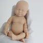 6inch 15cm 100% full solid silicone reborn baby doll  XC6001-1