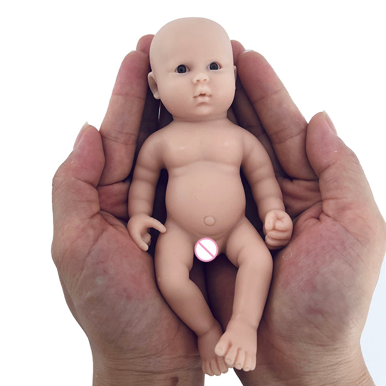 6inch 15cm 100% full solid silicone reborn baby doll  XC6001